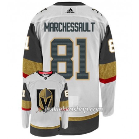 Miehille NHL Vegas Golden Knights Pelipaita JONATHAN MARCHESSAULT 81 Adidas Valkoinen Authentic
